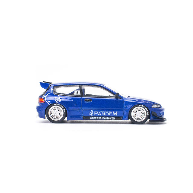【Pre-Order】PANDEM CIVIC EG6 v1.5 METALLIC BLUE <POP RACE> :1/64 Scale L63×W27×H20mm