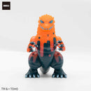 【受注】GODZILLA VINYL ART（ゴジラバイナルアート）GVA-BC ゴジラ TOUMA (ウージングレイジ オレンジ)