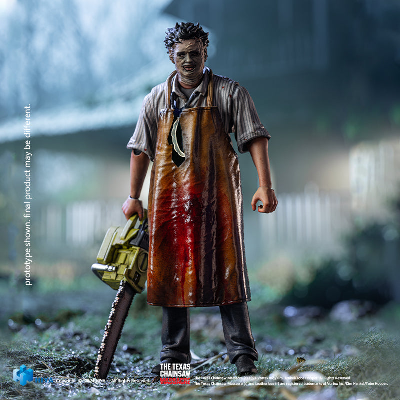 【Pre-Order/Reservations Suspended】Leatherface- Killing Mask Action Figure / The Texas Chainsaw Massacre (1974) <Hiya Toys> 1/18 Scale 4-inch Height approx. 10.8cm