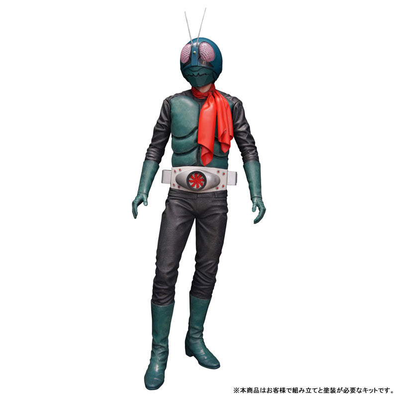 【Pre-Order】Kamen Rider (Masked Rider) No. 1 Mega Soft Vinyl Kit  Reprint Edition (Resale) <Kaiyodo> [*Cannot be bundled]