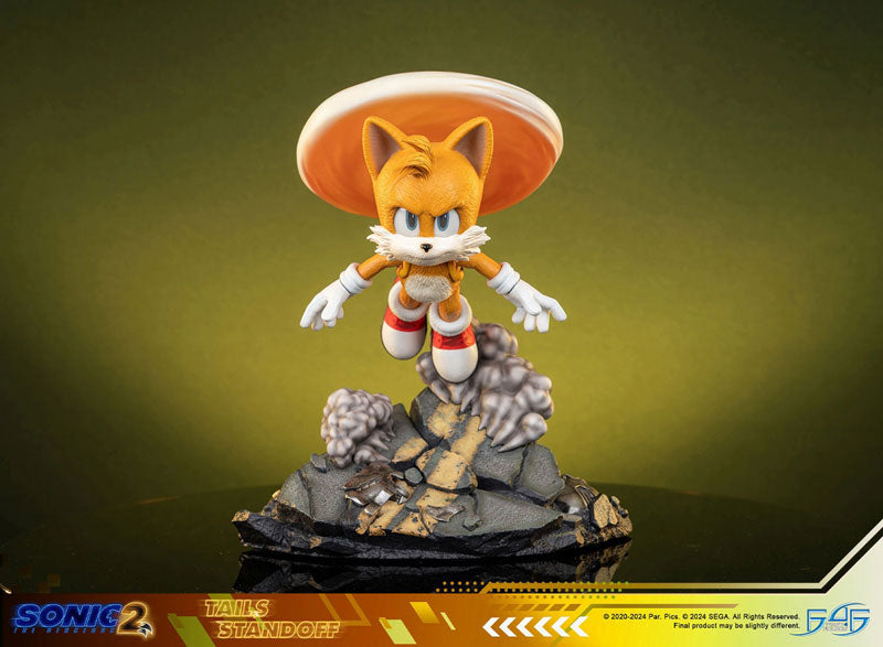 【预售】Sonic The Hedgehog/刺猬索尼克   索尼克vs纳克鲁斯/塔尔斯 对峙雕像《First 4 Figures》全高约31.5cm
