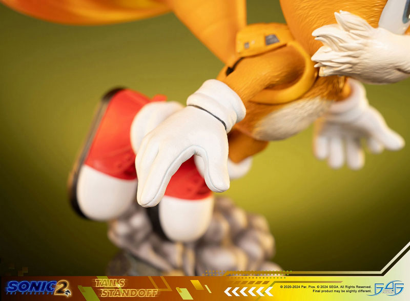 【预售】Sonic The Hedgehog/刺猬索尼克   索尼克vs纳克鲁斯/塔尔斯 对峙雕像《First 4 Figures》全高约31.5cm