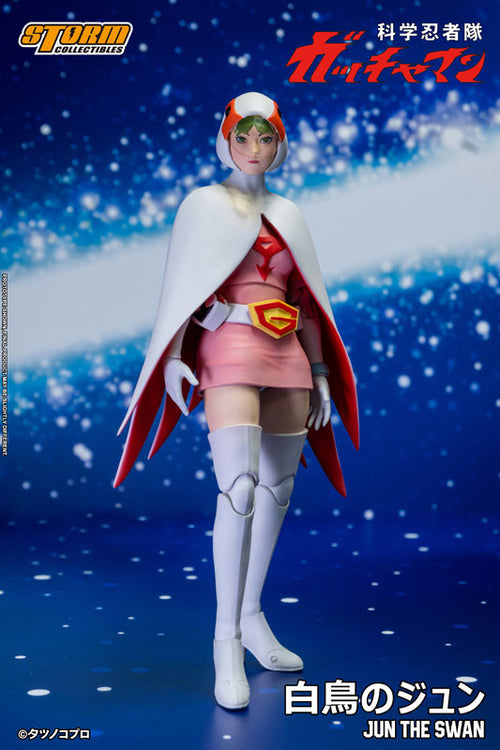 【Pre-Order】科学忍者隊ガッチャマン アクションフィギュア G-3号 白鳥のジュン《STORM COLLECTIBLES/ストーム  コレクティブルズ》高さ約160mm