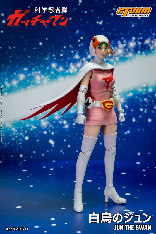 【Pre-Order】Science Ninja Team Gatchaman Action Figure G-3 Jun the Swan <STORM COLLECTIBLES> Height approx. 160mm