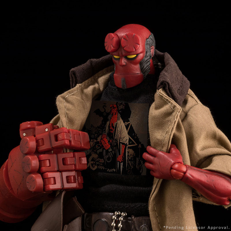 【Pre-Order】HELLBOY  1/12比例   可动手办  30周年纪念版 《1000toys》【※同梱不可】