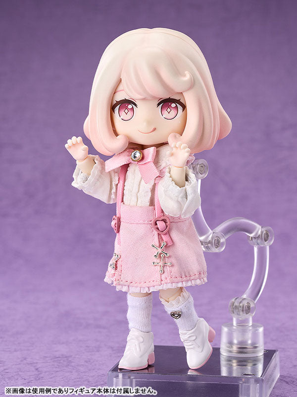 【Pre-Order】ねんどろいどどーる おようふくセット サスペンダー付きスカートセット（ホワイト＆ピンク）《グッドスマイルアーツ上海》【※同梱不可】