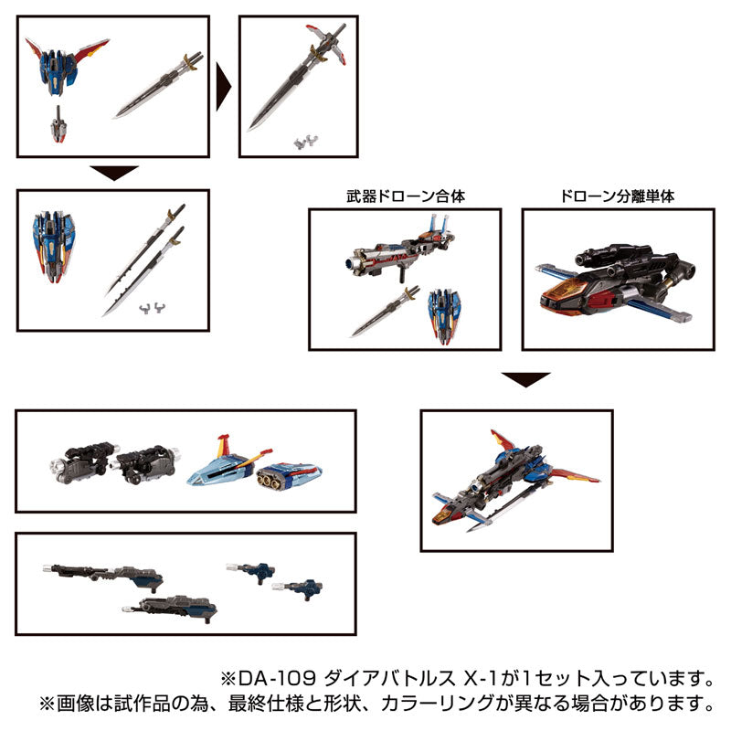 【Pre-Order】Diaclone DA-109 Dia Battles X1 <Takara Tomy> [*Cannot be bundled]