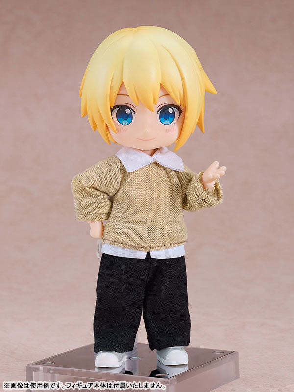 【Pre-Order】ねんどろいどどーる おようふくセット キャンパスコーデ：Boy(ベージュ)  《Good Smile Company/グッドスマイルカンパニー》【※同梱不可】