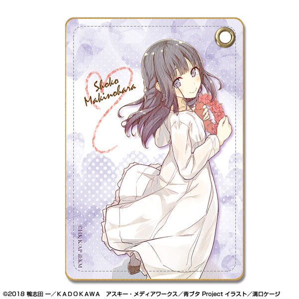 【Pre-Order★SALE】"Rascal Does Not Dream of Bunny Girl Senpai" Leather Pass Case  Design 06 (Shoko Makinohara) (Resale)　<License Agent>