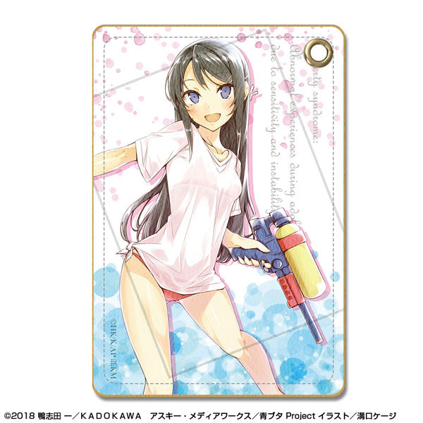 【Pre-Order★SALE】"Rascal Does Not Dream of Bunny Girl Senpai" Leather Pass Case  Design 07 (Mai Sakurajima/B) (Resale) <License Agent>