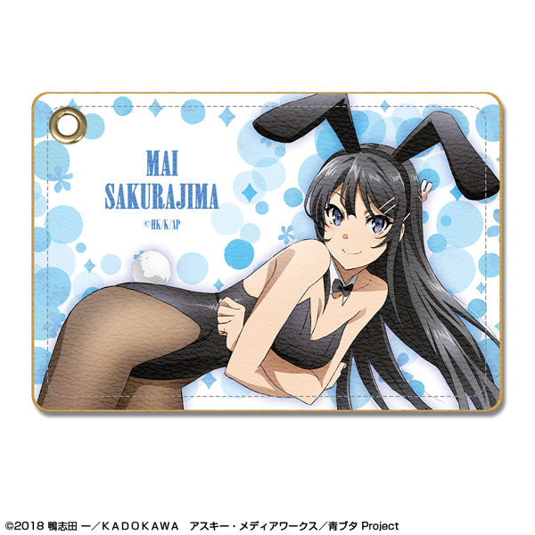 【Pre-Order★SALE】"Rascal Does Not Dream of Bunny Girl Senpai" Leather Pass Case  Design 09 (Mai Sakurajima/D) (Resale) <License Agent>