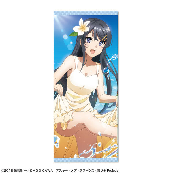【Pre-Order★SALE】"Rascal Does Not Dream of Bunny Girl Senpai" Face Towel (Mai Sakurajima) (Resale) <License Agent>