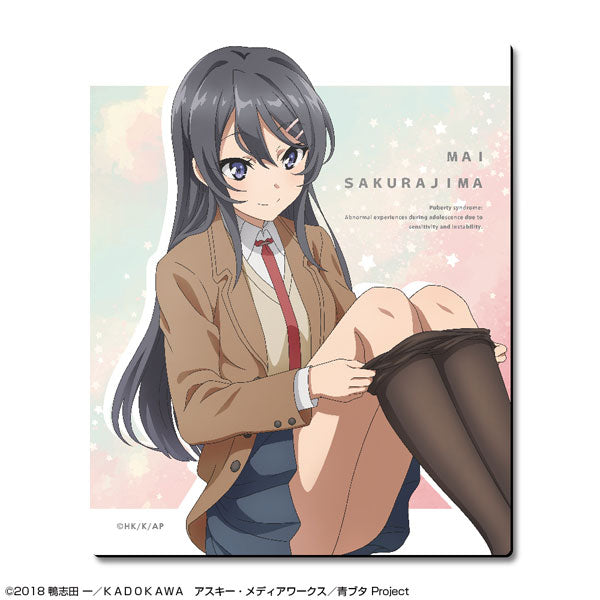 【Pre-Order】「青春ブタ野郎はゆめみる少女の夢を見ない」 ラバーマウスパッド デザイン01(桜島麻衣/A)（再販）《ライセンスエージェント》【※同梱不可】