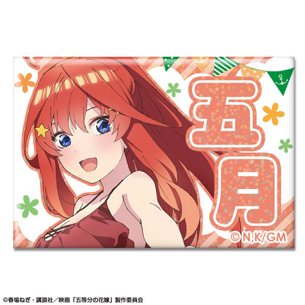 【预售】动漫「五等分的新娘」全息锡徽章   泳装Ver.   05(中野五月)  （再贩)《License Agent》【※同梱不可】