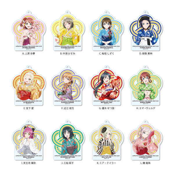 【Pre-Order】ラブライブ！虹ヶ咲学園スクールアイドル同好会 アクリルキーホルダー A 12個入りBOX（再販）《CS.FRONT》【※同梱不可】