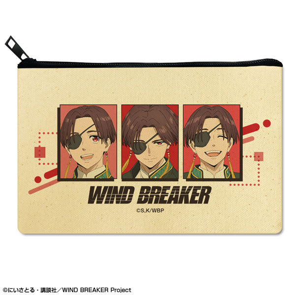 【Pre-Order★SALE】TV Anime "WIND BREAKER" Flat Pouch Design 04 (Hayato Suou) <Licensed Agent> Approx. 125mm long x 195mm wide