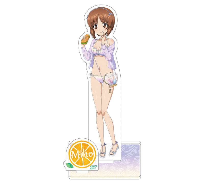 【Pre-Order★SALE】Girls und Panzer: Great Tankery Operation! Acrylic Stand (Miho Nishizum/Swimsuit 2023) <Key-th>