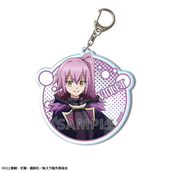 【Pre-Order】"That Time I Got Reincarnated as a Slime" BIG Acrylic Keychain Design 05 (Violet) Resale <License Agent> [*Cannot be bundled]