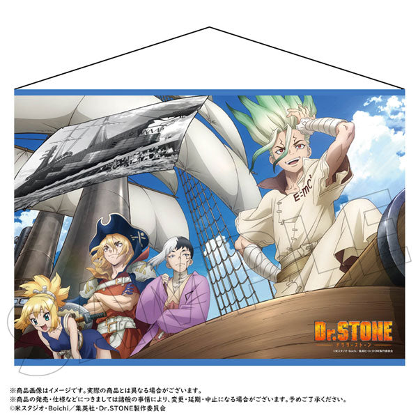 【Pre-Order★SALE】TV Anime "Dr.STONE" Double Suede B2 Tapestry <ANICRAFT>
