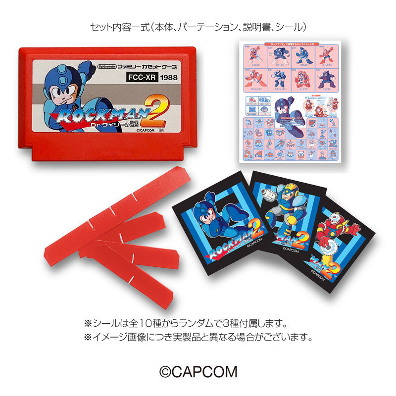 【Pre-Order】Family Cassette Case/Mega Man 2 <Spider Web> [*Cannot be bundled]