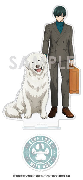 【Pre-Order】"Blue Lock" Acrylic Stand -With Dog- 5. Rin Itoshi <Sol International> [*Cannot be bundled]