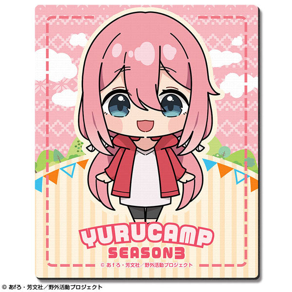 【Pre-Order】「ゆるキャン△ SEASON３」 ラバーマウスパッド デザイン01(各務原なでしこ/A)【ゆるぷに】《ライセンスエージェント》【※同梱不可】