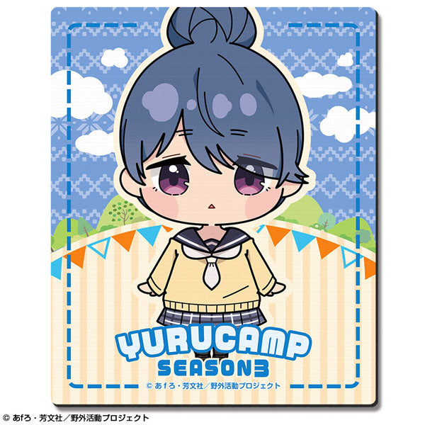 【预售】「摇曳露营△  SEASON３」 橡胶鼠标垫  04(志摩凛/A)  【Yurupuni】《License Agent》  【※同梱不可】