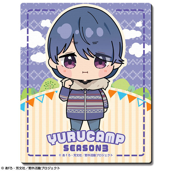 【预售】「摇曳露营△  SEASON３」 橡胶鼠标垫  05(志摩凛/B)  【Yurupuni】《License Agent》  【※同梱不可】