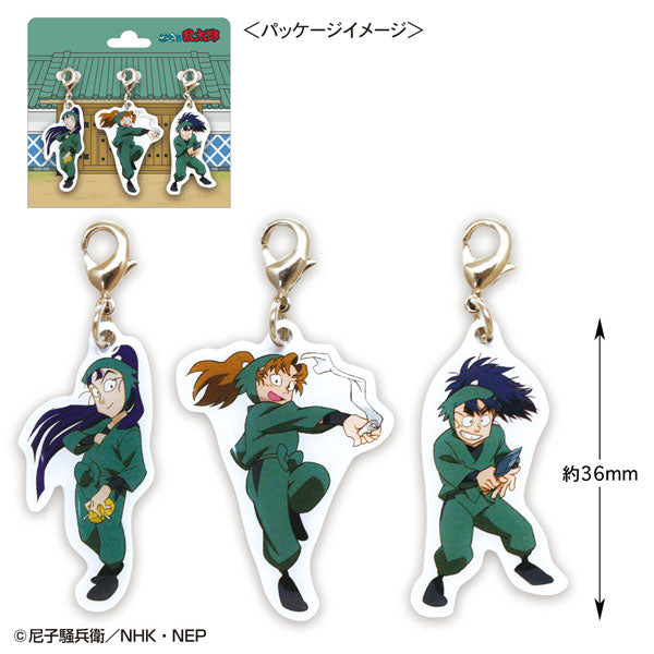 【Pre-Order】"Nintama Rantaro" Charm [Senzo & Isaku & Koheita] (Resale) <Toshin Pack> [*Cannot be bundled]