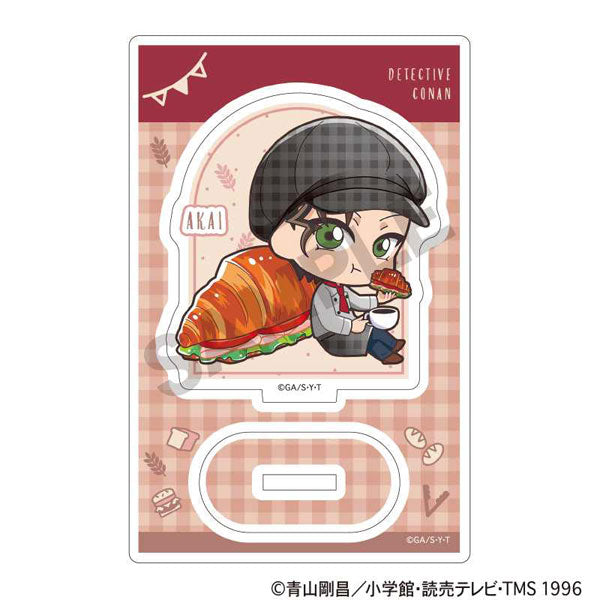 【Pre-Order】"Detective Conan" Acrylic Stand  Shuichi Akai  CharaPeco Bakery <Crux> [*Cannot be bundled]