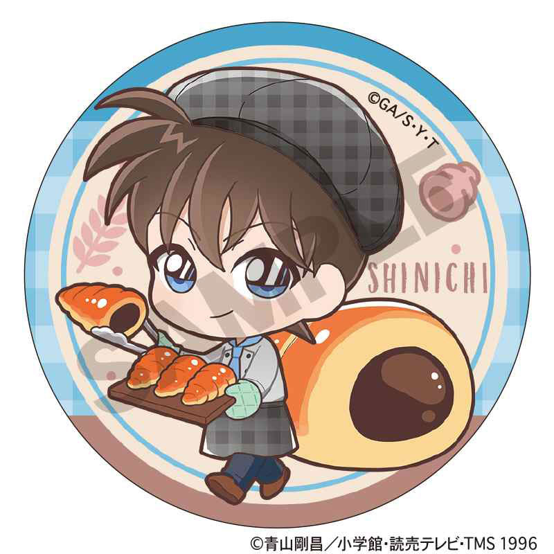 【Pre-Order】"Detective Conan" Trading Badges CharaPeco Bakery (10 types/BOX) <Crux> [*Cannot be bundled]