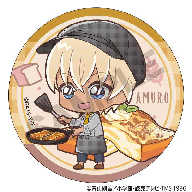 【Pre-Order】"Detective Conan" Trading Badges CharaPeco Bakery (10 types/BOX) <Crux> [*Cannot be bundled]