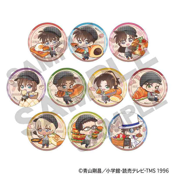 【Pre-Order】"Detective Conan" Trading Badges CharaPeco Bakery (10 types/BOX) <Crux> [*Cannot be bundled]