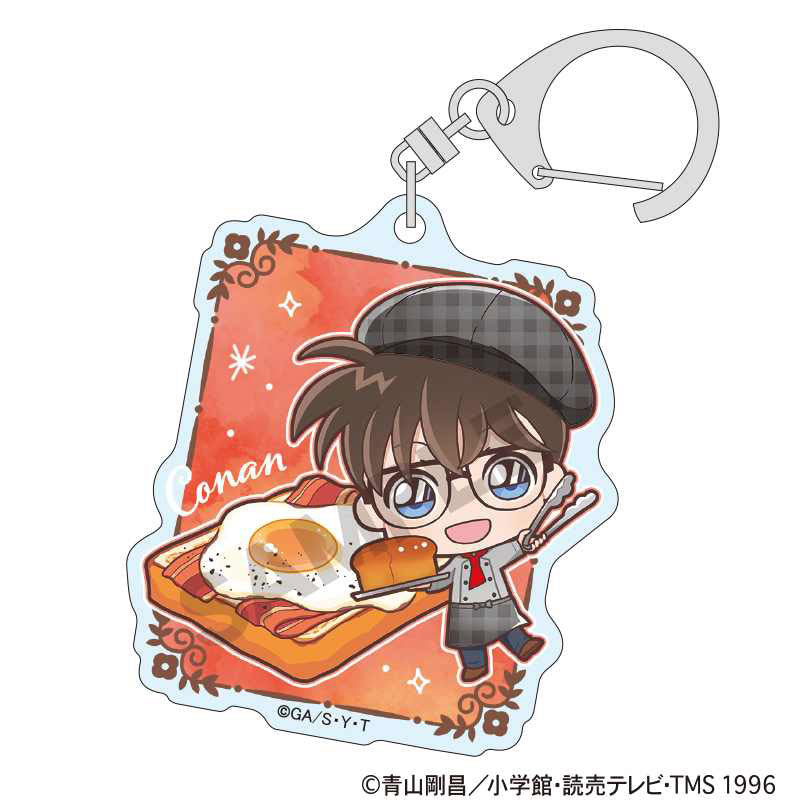 【Pre-Order】"Detective Conan" Trading Acrylic Keychain CharaPeco Bakery (10 types/BOX) <Crux> [*Cannot be bundled]