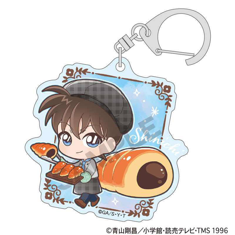 【Pre-Order】"Detective Conan" Trading Acrylic Keychain CharaPeco Bakery (10 types/BOX) <Crux> [*Cannot be bundled]