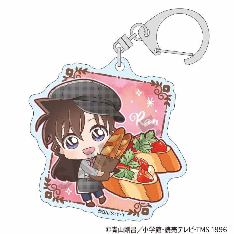 【Pre-Order】"Detective Conan" Trading Acrylic Keychain CharaPeco Bakery (10 types/BOX) <Crux> [*Cannot be bundled]