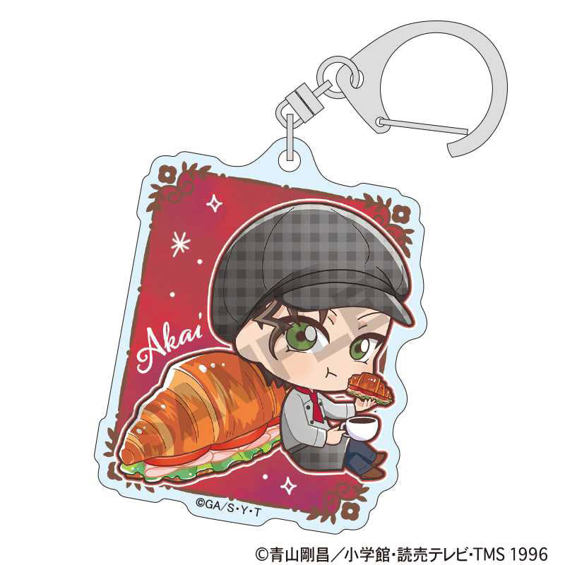 【Pre-Order】"Detective Conan" Trading Acrylic Keychain CharaPeco Bakery (10 types/BOX) <Crux> [*Cannot be bundled]