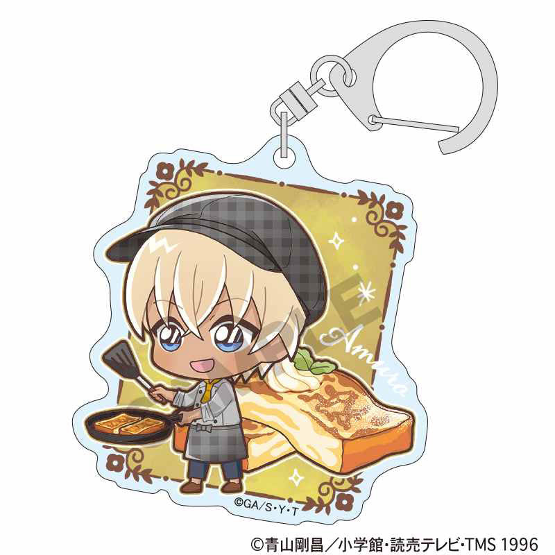 【Pre-Order】"Detective Conan" Trading Acrylic Keychain CharaPeco Bakery (10 types/BOX) <Crux> [*Cannot be bundled]