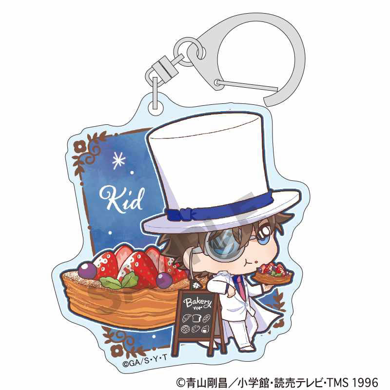 【Pre-Order】"Detective Conan" Trading Acrylic Keychain CharaPeco Bakery (10 types/BOX) <Crux> [*Cannot be bundled]