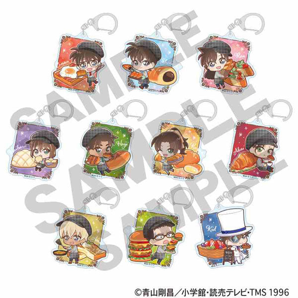 【Pre-Order】"Detective Conan" Trading Acrylic Keychain CharaPeco Bakery (10 types/BOX) <Crux> [*Cannot be bundled]