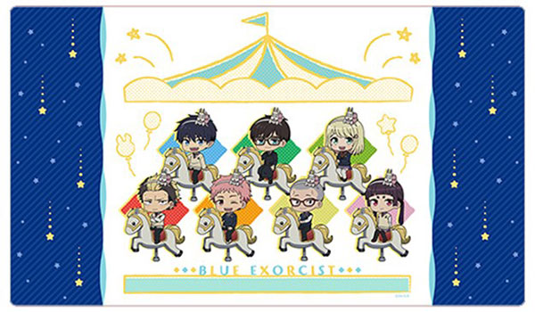 【Pre-Order】"Blue Exorcist -Shimane Illuminati Saga-" Rubber Mat  Mini Character/Amusement Park <Key-th> [*Cannot be bundled]