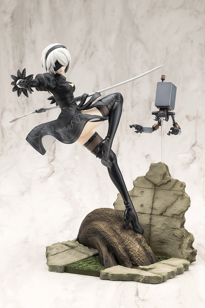 【Pre-Order】ARTFX J NieR：Automata Ver1.1a 2B 1/8 完成品フィギュア《コトブキヤ》【※同梱不可】