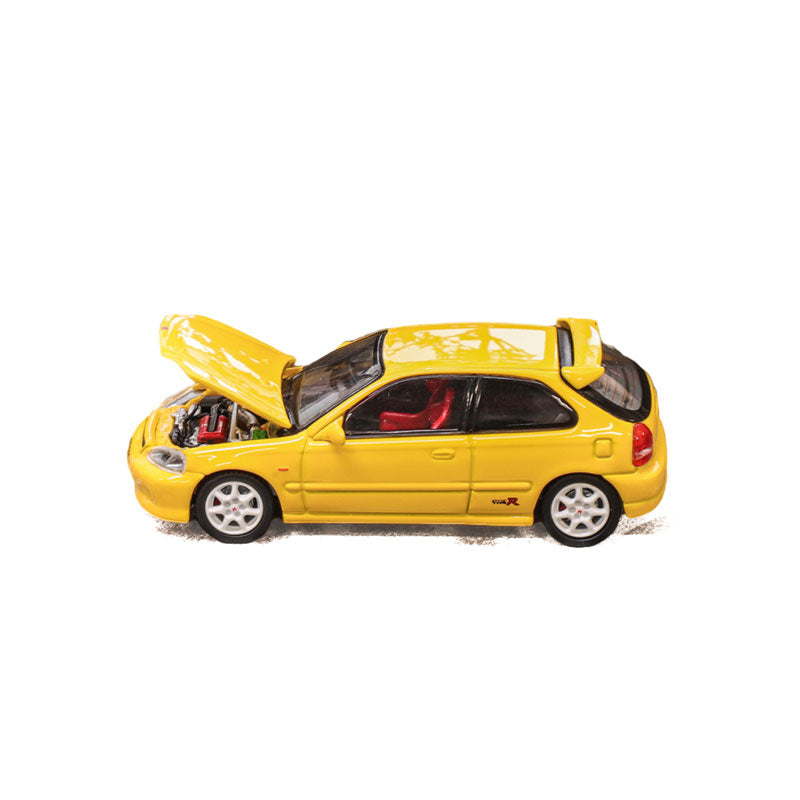 【预售/预约停止中】1/64 本田 Civic Type-R (EK9) - Phoenix Yellow《MODEL 1》L70×W30×H20mm