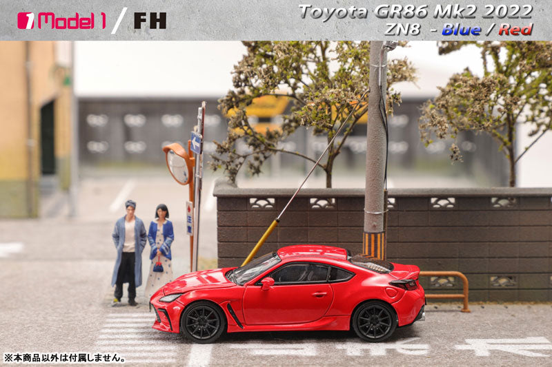 【Pre-Order/Reservations Suspended】TOYOTA GR86 MK2 2022 ZN8 - Standard Red <Focal Horizon FH x Model One>