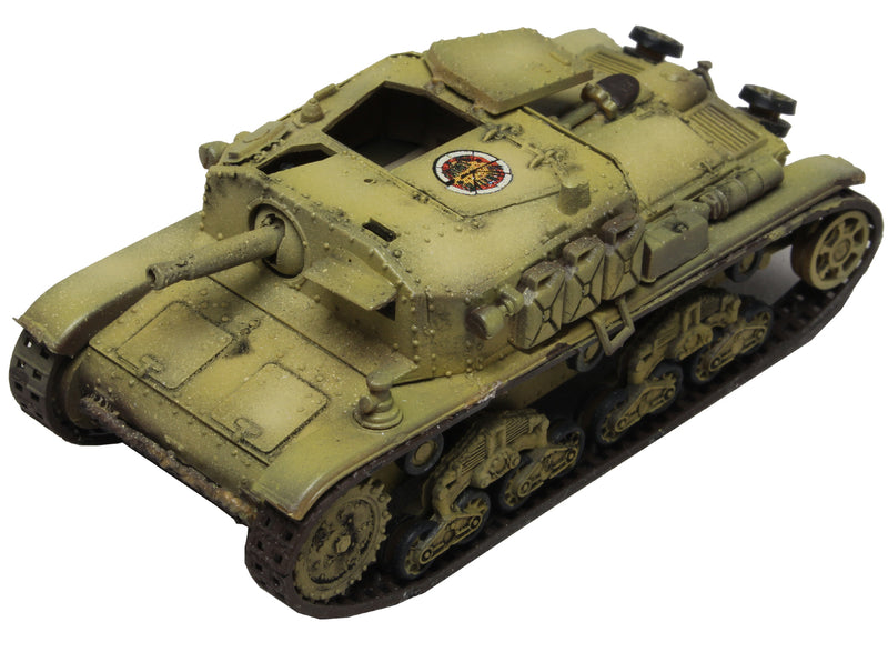 【Pre-Order】Girls & Panzer Final Chapter M41 type Semovente (self-propelled gun) Anzio Girls' High School Acrylic stand included <Platz>: 1/72 scale Total length approx. 68mm Plastic model kit