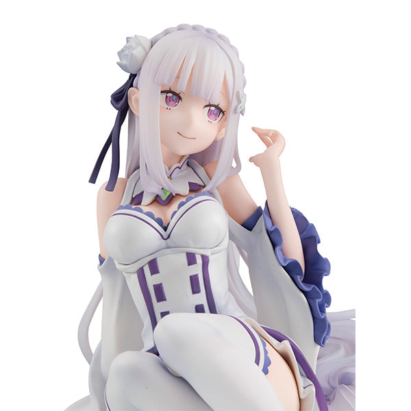 【Pre-Order】Melty Princess "Re:Zero - Starting Life in Another World"  Tenohira Emilia <MegaHouse> Total height approx. 90mm Non-Scale