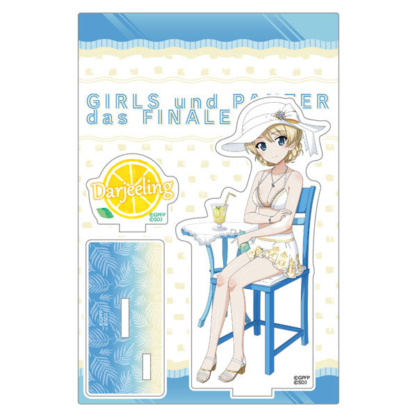 【Pre-Order★SALE】Girls und Panzer: Great Tankery Operation! Acrylic Stand (Darjeeling/Swimsuit 2023) <Key-th>