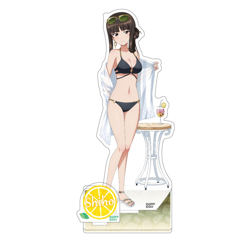 【Pre-Order★SALE】Girls und Panzer: Great Tankery Operation! Acrylic Stand (Shiho Nishizumi/Swimsuit 2023) <Key-th>