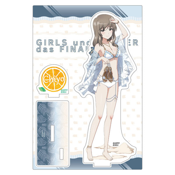 【Pre-Order★SALE】Girls und Panzer: Great Tankery Operation! Acrylic Stand (Chiyo Shimada/Swimsuit 2023) <Key-th>