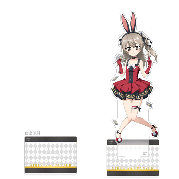 【Pre-Order★SALE】Girls und Panzer: Great Tankery Operation! Extra Large Acrylic Stand (Alice Shimada/Bunny Girl 2023) <Key-th>